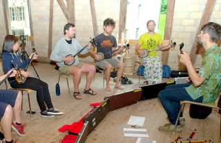 Taster workshop for utasanshin in Switzerland 2023